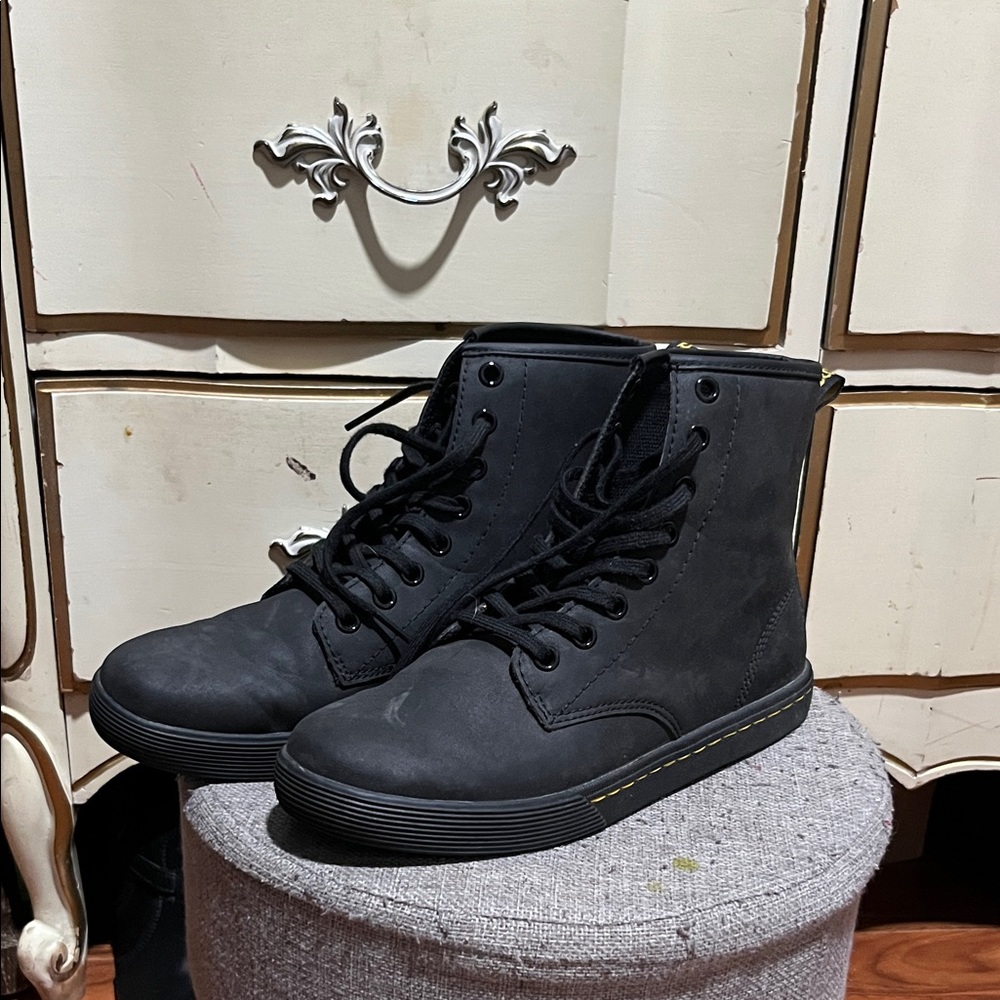 Dr. Martens women’s Black High-Top Lace-Up Boots